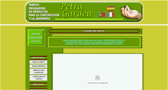Desktop Screenshot of petragarden.com