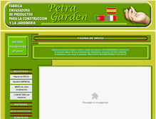 Tablet Screenshot of petragarden.com